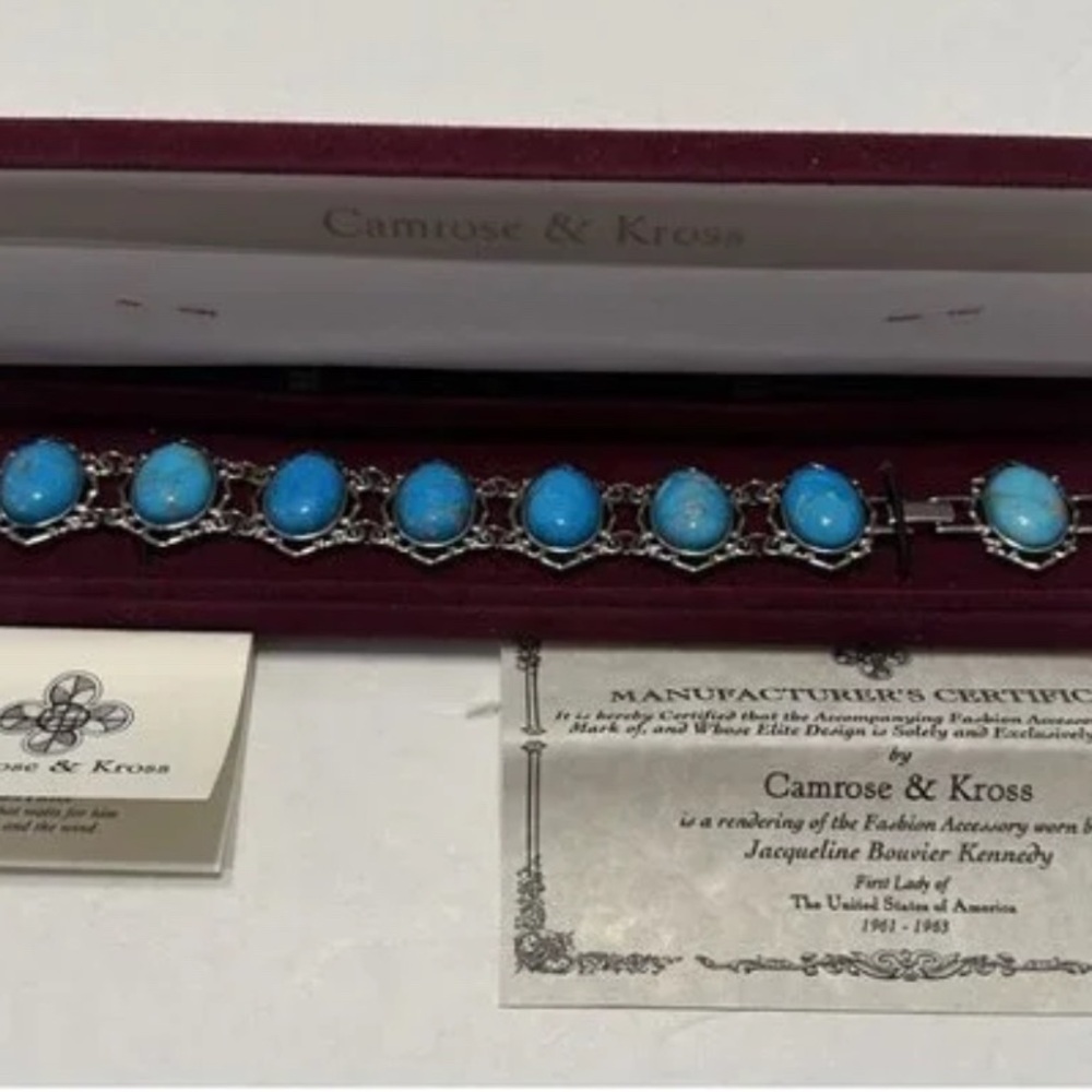 Camrose & Kross Turquoise Silver Bracelet